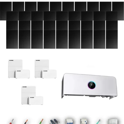 [GOODWE-RANGE-20260917] AISL HANERSUN510FB ETA 15KW LYNXD51 3B 32-38P | Kit Solar Aislada GoodWe 16.32 kWp 32 Paneles Hanersun 510Wp Full Black bifacial ESA ETA 15 kW 3 Baterías GoodWe Lynx D G2 5,1 kWh 15.36 kWh Trifásico 37 Paneles - CuencaSolar