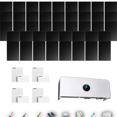 [GOODWE-RANGE-20260917] AISL HANERSUN510FB ETA 20KW LYNXD51 4B 40-44P | Kit Solar Aislada GoodWe 20.40 kWp 40 Paneles Hanersun 510Wp Full Black bifacial ESA ETA 20 kW 4 Baterías GoodWe Lynx D G2 5,1 kWh 20.48 kWh Trifásico 43 Paneles - CuencaSolar