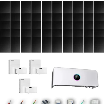 [GOODWE-RANGE-20260917] AISL HANERSUN510FB ETA 20KW LYNXD83 3B 45-51P | Kit Solar Aislada GoodWe 22.95 kWp 45 Paneles Hanersun 510Wp Full Black bifacial ESA ETA 20 kW 3 Baterías GoodWe Lynx D G2 8,3 kWh 24.96 kWh Trifásico 50 Paneles - CuencaSolar