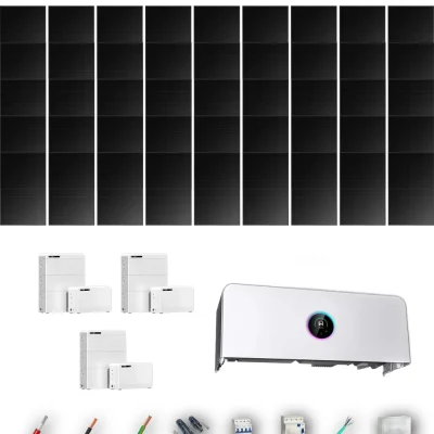 [GOODWE-RANGE-20260917] AISL HANERSUN510FB ETA 20KW LYNXD83 3B 45-51P | Kit Solar Aislada GoodWe 22.95 kWp 45 Paneles Hanersun 510Wp Full Black bifacial ESA ETA 20 kW 3 Baterías GoodWe Lynx D G2 8,3 kWh 24.96 kWh Trifásico 45 Paneles - CuencaSolar