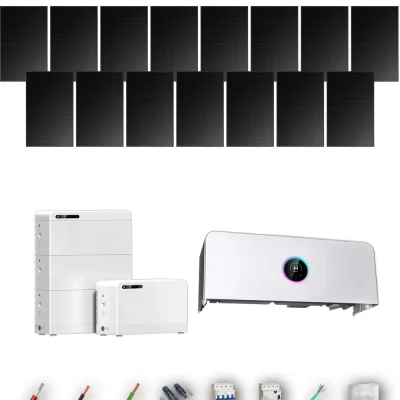 [GOODWE-RANGE-20260917] AISL HANERSUN510FB ETA 6KW LYNXD83 1B 14-15P | Kit Solar Aislada GoodWe 7.14 kWp 14 Paneles Hanersun 510Wp Full Black bifacial ESA ETA 6 kW 1 Batería GoodWe Lynx D G2 8,3 kWh 8.32 kWh Trifásico 15 Paneles - CuencaSolar