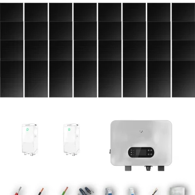 [GOODWE-RANGE-20260917] AISL HYUNDAI500FB ESUNIQ 12KW POWERBRICK 2B 28-32P | Kit Solar Aislada GoodWe 14.00 kWp 28 Paneles Hyundai 500Wp Full Black ES Uniq 12 kW 2 Baterías Dyness PowerBrick Plus 32.14 kWh Monofásico 32 Paneles - CuencaSolar