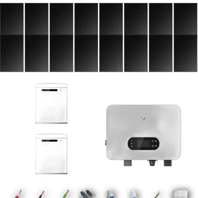 [GOODWE-RANGE-20260917] AISL HYUNDAI500FB ESUNIQ 8KW LYNXU 2B 14-20P | Kit Solar Aislada GoodWe 7.00 kWp 14 Paneles Hyundai 500Wp Full Black ES Uniq 8 kW 2 Baterías GoodWe Lynx U G3 10 kWh Monofásico 16 Paneles - CuencaSolar