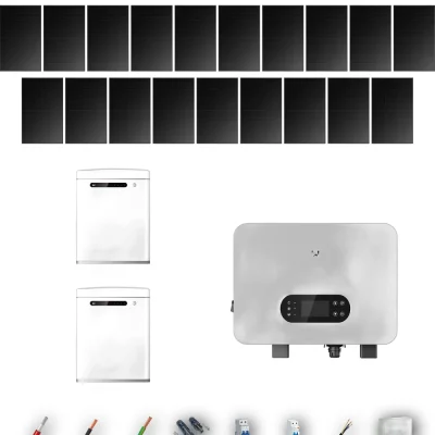 [GOODWE-RANGE-20260917] AISL HYUNDAI500FB ESUNIQ 8KW LYNXU 2B 14-20P | Kit Solar Aislada GoodWe 7.00 kWp 14 Paneles Hyundai 500Wp Full Black ES Uniq 8 kW 2 Baterías GoodWe Lynx U G3 10 kWh Monofásico 19 Paneles - CuencaSolar