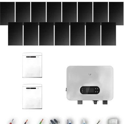 [GOODWE-RANGE-20260917] AISL HYUNDAI500FB ESUNIQ 8KW LYNXU 2B 14-20P | Kit Solar Aislada GoodWe 7.00 kWp 14 Paneles Hyundai 500Wp Full Black ES Uniq 8 kW 2 Baterías GoodWe Lynx U G3 10 kWh Monofásico 15 Paneles - CuencaSolar