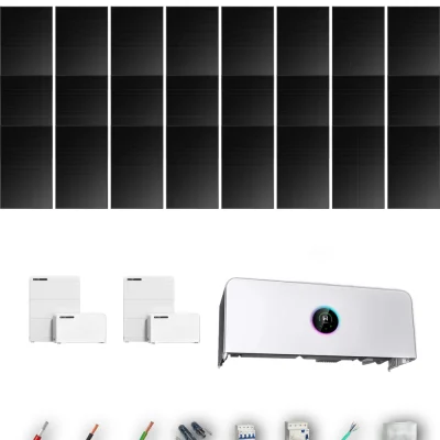 [GOODWE-RANGE-20260917] AISL HYUNDAI500FB ETA 10KW LYNXD51 2B 23-27P | Kit Solar Aislada GoodWe 11.50 kWp 23 Paneles Hyundai 500Wp Full Black ESA ETA 10 kW 2 Baterías GoodWe Lynx D G2 5,1 kWh 10.24 kWh Trifásico 24 Paneles - CuencaSolar