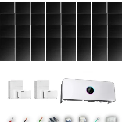 [GOODWE-RANGE-20260917] AISL HYUNDAI500FB ETA 12KW LYNXD83 2B 28-32P | Kit Solar Aislada GoodWe 14.00 kWp 28 Paneles Hyundai 500Wp Full Black ESA ETA 12 kW 2 Baterías GoodWe Lynx D G2 8,3 kWh 16.64 kWh Trifásico 32 Paneles - CuencaSolar