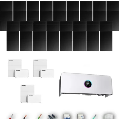 [GOODWE-RANGE-20260917] AISL HYUNDAI500FB ETA 15KW LYNXD51 3B 33-39P | Kit Solar Aislada GoodWe 16.50 kWp 33 Paneles Hyundai 500Wp Full Black ESA ETA 15 kW 3 Baterías GoodWe Lynx D G2 5,1 kWh 15.36 kWh Trifásico 34 Paneles - CuencaSolar