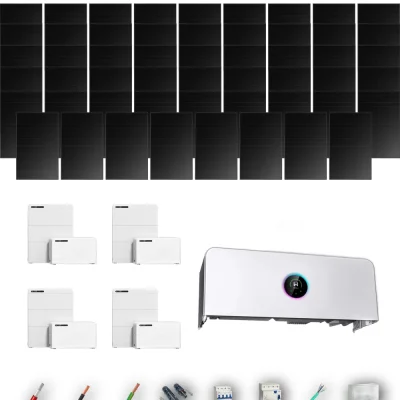 [GOODWE-RANGE-20260917] AISL HYUNDAI500FB ETA 20KW LYNXD51 4B 52-54P | Kit Solar Aislada GoodWe 26.00 kWp 52 Paneles Hyundai 500Wp Full Black ESA ETA 20 kW 4 Baterías GoodWe Lynx D G2 5,1 kWh 20.48 kWh Trifásico 53 Paneles - CuencaSolar