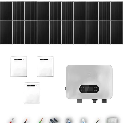 [GOODWE-RANGE-20260917] AUTO AIKO665 ESUNIQ 10KW LYNXU 3B 17-20P | Kit Solar Autoconsumo GoodWe 11.30 kWp 17 Paneles AIKO 665Wp N-Type ES Uniq 10 kW 3 Baterías GoodWe Lynx U G3 15 kWh Monofásico 20 Paneles - CuencaSolar