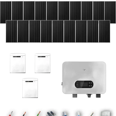 [GOODWE-RANGE-20260917] AUTO AIKO665 ESUNIQ 10KW LYNXU 3B 17-20P | Kit Solar Autoconsumo GoodWe 11.30 kWp 17 Paneles AIKO 665Wp N-Type ES Uniq 10 kW 3 Baterías GoodWe Lynx U G3 15 kWh Monofásico 19 Paneles - CuencaSolar