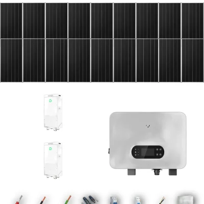[GOODWE-RANGE-20260917] AUTO AIKO665 ESUNIQ 10KW POWERBRICK 2B 17-20P | Kit Solar Autoconsumo GoodWe 11.30 kWp 17 Paneles AIKO 665Wp N-Type ES Uniq 10 kW 2 Baterías Dyness PowerBrick Plus 32.14 kWh Monofásico 18 Paneles - CuencaSolar