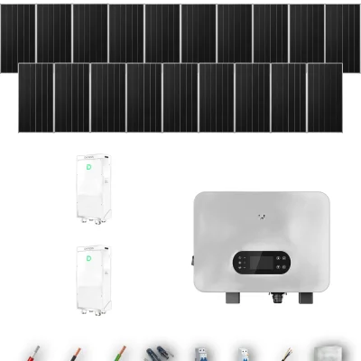 [GOODWE-RANGE-20260917] AUTO AIKO665 ESUNIQ 10KW POWERBRICK 2B 17-20P | Kit Solar Autoconsumo GoodWe 11.30 kWp 17 Paneles AIKO 665Wp N-Type ES Uniq 10 kW 2 Baterías Dyness PowerBrick Plus 32.14 kWh Monofásico 19 Paneles - CuencaSolar