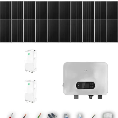 [GOODWE-RANGE-20260917] AUTO AIKO665 ESUNIQ 10KW POWERBRICK 2B 17-20P | Kit Solar Autoconsumo GoodWe 11.30 kWp 17 Paneles AIKO 665Wp N-Type ES Uniq 10 kW 2 Baterías Dyness PowerBrick Plus 32.14 kWh Monofásico 20 Paneles - CuencaSolar