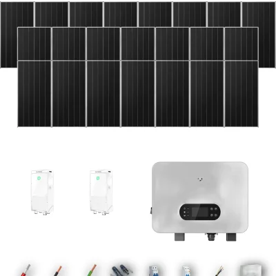 [GOODWE-RANGE-20260917] AUTO AIKO665 ESUNIQ 12KW POWERBRICK 2B 21-24P | Kit Solar Autoconsumo GoodWe 13.96 kWp 21 Paneles AIKO 665Wp N-Type ES Uniq 12 kW 2 Baterías Dyness PowerBrick Plus 32.14 kWh Monofásico 22 Paneles - CuencaSolar