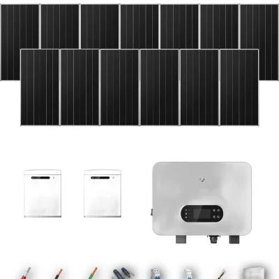 [GOODWE-RANGE-20260917] AUTO AIKO665 ESUNIQ 8KW LYNXU 2B 11-16P | Kit Solar Autoconsumo GoodWe 7.32 kWp 11 Paneles AIKO 665Wp N-Type ES Uniq 8 kW 2 Baterías GoodWe Lynx U G3 10 kWh Monofásico 13 Paneles - CuencaSolar