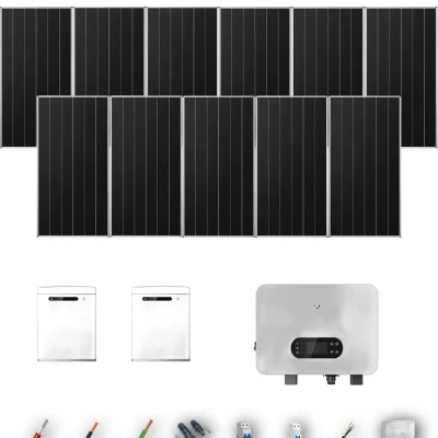 [GOODWE-RANGE-20260917] AUTO AIKO665 ESUNIQ 8KW LYNXU 2B 11-16P | Kit Solar Autoconsumo GoodWe 7.32 kWp 11 Paneles AIKO 665Wp N-Type ES Uniq 8 kW 2 Baterías GoodWe Lynx U G3 10 kWh Monofásico 11 Paneles - CuencaSolar