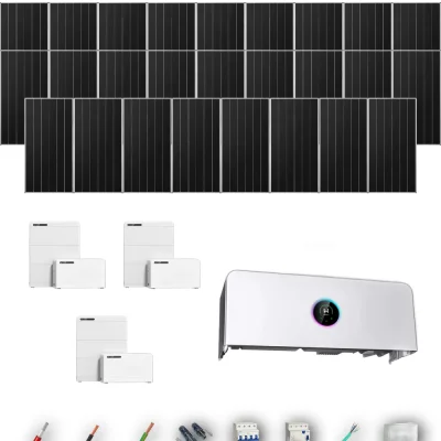 [GOODWE-RANGE-20260917] AUTO AIKO665 ETA 15KW LYNXD51 3B 25-30P | Kit Solar Autoconsumo GoodWe 16.62 kWp 25 Paneles AIKO 665Wp N-Type ESA ETA 15 kW 3 Baterías GoodWe Lynx D G2 5,1 kWh 15.36 kWh Trifásico 26 Paneles - CuencaSolar