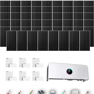 [GOODWE-RANGE-20260917] AUTO AIKO665 ETA 29.999KW LYNXD51 6B 51-57P | Kit Solar Autoconsumo GoodWe 33.91 kWp 51 Paneles AIKO 665Wp N-Type ESA ETA 29.999 kW 6 Baterías GoodWe Lynx D G2 5,1 kWh 30.72 kWh Trifásico 53 Paneles - CuencaSolar