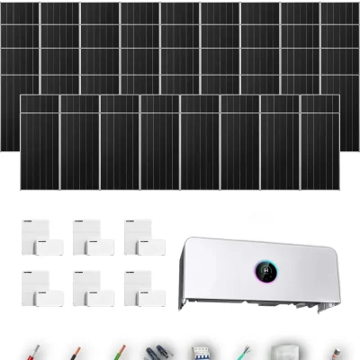 [GOODWE-RANGE-20260917] AUTO AIKO665 ETA 29.999KW LYNXD51 6B 51-57P | Kit Solar Autoconsumo GoodWe 33.91 kWp 51 Paneles AIKO 665Wp N-Type ESA ETA 29.999 kW 6 Baterías GoodWe Lynx D G2 5,1 kWh 30.72 kWh Trifásico 52 Paneles - CuencaSolar