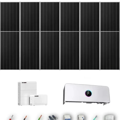[GOODWE-RANGE-20260917] AUTO AIKO665 ETA 6KW LYNXD83 1B 11-12P | Kit Solar Autoconsumo GoodWe 7.32 kWp 11 Paneles AIKO 665Wp N-Type ESA ETA 6 kW 1 Batería GoodWe Lynx D G2 8,3 kWh 8.32 kWh Trifásico 12 Paneles - CuencaSolar