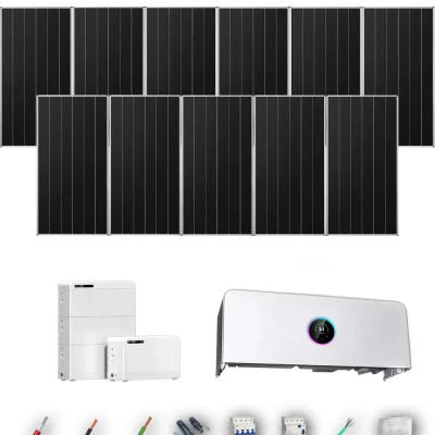 [GOODWE-RANGE-20260917] AUTO AIKO665 ETA 6KW LYNXD83 1B 11-12P | Kit Solar Autoconsumo GoodWe 7.32 kWp 11 Paneles AIKO 665Wp N-Type ESA ETA 6 kW 1 Batería GoodWe Lynx D G2 8,3 kWh 8.32 kWh Trifásico 11 Paneles - CuencaSolar