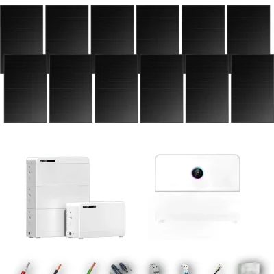 [GOODWE-RANGE-20260917] AUTO HANERSUN510FB EHA 5KW LYNXD83 1B 10-13P | Kit Solar Autoconsumo GoodWe 5.10 kWp 10 Paneles Hanersun 510Wp Full Black bifacial ESA EHA 5 kW 1 Batería GoodWe Lynx D G2 8,3 kWh 8.32 kWh Monofásico 12 Paneles - CuencaSolar
