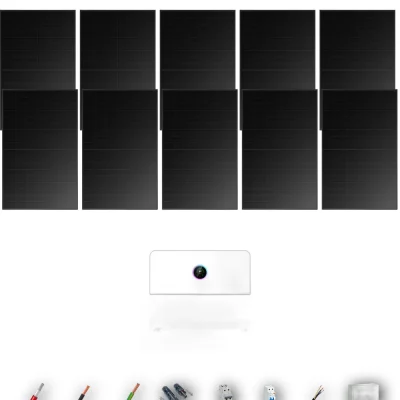 [GOODWE-RANGE-20260917] AUTO HANERSUN510FB EHA 5KW NONE 0B 10-13P | Kit Solar Autoconsumo GoodWe 5.10 kWp 10 Paneles Hanersun 510Wp Full Black bifacial ESA EHA 5 kW Monofásico 10 Paneles - CuencaSolar