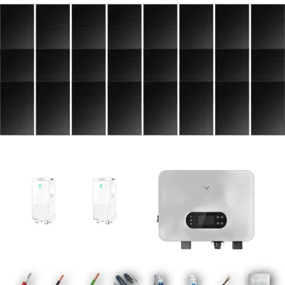 [GOODWE-RANGE-20260917] AUTO HANERSUN510FB ESUNIQ 10KW POWERBRICK 2B 22-26P | Kit Solar Autoconsumo GoodWe 11.22 kWp 22 Paneles Hanersun 510Wp Full Black bifacial ES Uniq 10 kW 2 Baterías Dyness PowerBrick Plus 32.14 kWh Monofásico 24 Paneles - CuencaSolar