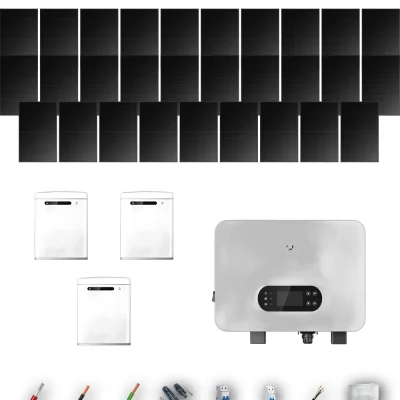 [GOODWE-RANGE-20260917] AUTO HANERSUN510FB ESUNIQ 12KW LYNXU 3B 27-31P | Kit Solar Autoconsumo GoodWe 13.77 kWp 27 Paneles Hanersun 510Wp Full Black bifacial ES Uniq 12 kW 3 Baterías GoodWe Lynx U G3 15 kWh Monofásico 29 Paneles - CuencaSolar