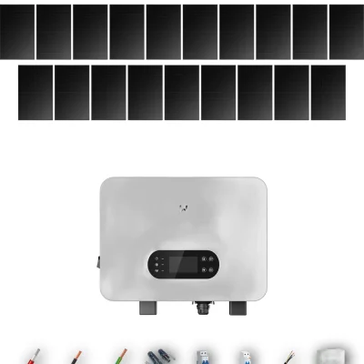 [GOODWE-RANGE-20260917] AUTO HANERSUN510FB ESUNIQ 8KW NONE 0B 14-20P | Kit Solar Autoconsumo GoodWe 7.14 kWp 14 Paneles Hanersun 510Wp Full Black bifacial ES Uniq 8 kW Monofásico 19 Paneles - CuencaSolar