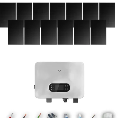 [GOODWE-RANGE-20260917] AUTO HANERSUN510FB ESUNIQ 8KW NONE 0B 13P | Kit Solar Autoconsumo GoodWe 6.63 kWp 13 Paneles Hanersun 510Wp Full Black bifacial ES Uniq 8 kW Monofásico 13 Paneles - CuencaSolar