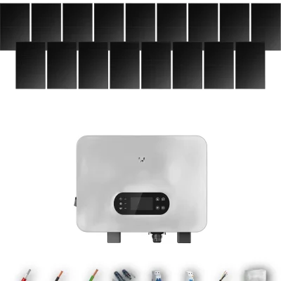 [GOODWE-RANGE-20260917] AUTO HANERSUN510FB ESUNIQ 8KW NONE 0B 14-20P | Kit Solar Autoconsumo GoodWe 7.14 kWp 14 Paneles Hanersun 510Wp Full Black bifacial ES Uniq 8 kW Monofásico 17 Paneles - CuencaSolar