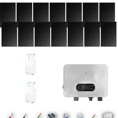 [GOODWE-RANGE-20260917] AUTO HANERSUN510FB ESUNIQ 8KW POWERBRICK 2B 14-20P | Kit Solar Autoconsumo GoodWe 7.14 kWp 14 Paneles Hanersun 510Wp Full Black bifacial ES Uniq 8 kW 2 Baterías Dyness PowerBrick Plus 32.14 kWh Monofásico 14 Paneles - CuencaSolar