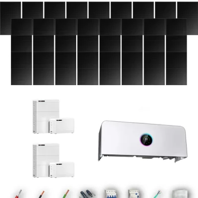 [GOODWE-RANGE-20260917] AUTO HANERSUN510FB ETA 15KW LYNXD83 2B 32-38P | Kit Solar Autoconsumo GoodWe 16.32 kWp 32 Paneles Hanersun 510Wp Full Black bifacial ESA ETA 15 kW 2 Baterías GoodWe Lynx D G2 8,3 kWh 16.64 kWh Trifásico 33 Paneles - CuencaSolar