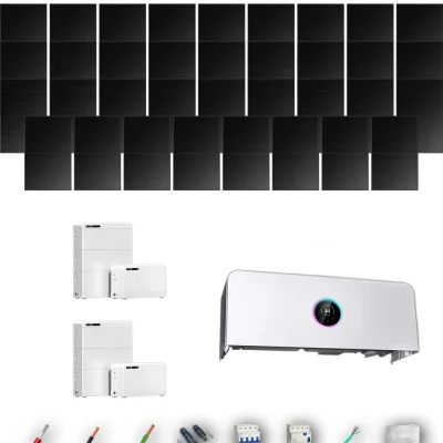 [GOODWE-RANGE-20260917] AUTO HANERSUN510FB ETA 15KW LYNXD83 2B 32-38P | Kit Solar Autoconsumo GoodWe 16.32 kWp 32 Paneles Hanersun 510Wp Full Black bifacial ESA ETA 15 kW 2 Baterías GoodWe Lynx D G2 8,3 kWh 16.64 kWh Trifásico 35 Paneles - CuencaSolar