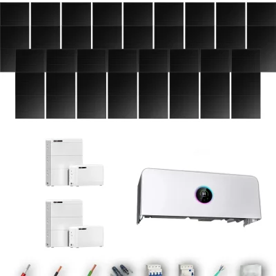 [GOODWE-RANGE-20260917] AUTO HANERSUN510FB ETA 15KW LYNXD83 2B 32-38P | Kit Solar Autoconsumo GoodWe 16.32 kWp 32 Paneles Hanersun 510Wp Full Black bifacial ESA ETA 15 kW 2 Baterías GoodWe Lynx D G2 8,3 kWh 16.64 kWh Trifásico 34 Paneles - CuencaSolar