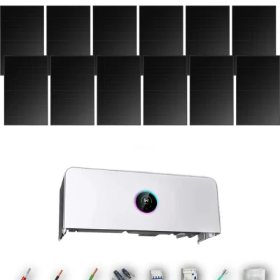 [GOODWE-RANGE-20260917] AUTO HANERSUN510FB ETA 5KW NONE 0B 8-13P | Kit Solar Autoconsumo GoodWe 4.08 kWp 8 Paneles Hanersun 510Wp Full Black bifacial ESA ETA 5 kW Trifásico 12 Paneles - CuencaSolar