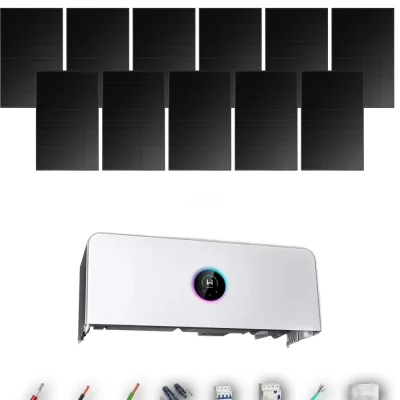 [GOODWE-RANGE-20260917] AUTO HANERSUN510FB ETA 5KW NONE 0B 8-13P | Kit Solar Autoconsumo GoodWe 4.08 kWp 8 Paneles Hanersun 510Wp Full Black bifacial ESA ETA 5 kW Trifásico 11 Paneles - CuencaSolar