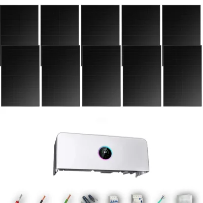[GOODWE-RANGE-20260917] AUTO HANERSUN510FB ETA 5KW NONE 0B 8-13P | Kit Solar Autoconsumo GoodWe 4.08 kWp 8 Paneles Hanersun 510Wp Full Black bifacial ESA ETA 5 kW Trifásico 10 Paneles - CuencaSolar