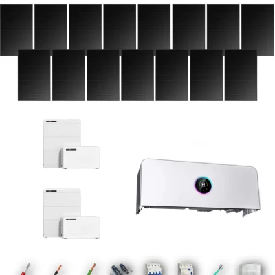 [GOODWE-RANGE-20260917] AUTO HANERSUN510FB ETA 6KW LYNXD51 2B 14-15P | Kit Solar Autoconsumo GoodWe 7.14 kWp 14 Paneles Hanersun 510Wp Full Black bifacial ESA ETA 6 kW 2 Baterías GoodWe Lynx D G2 5,1 kWh 10.24 kWh Trifásico 15 Paneles - CuencaSolar