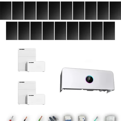 [GOODWE-RANGE-20260917] AUTO HANERSUN510FB ETA 8KW LYNXD51 2B 16-21P | Kit Solar Autoconsumo GoodWe 8.16 kWp 16 Paneles Hanersun 510Wp Full Black bifacial ESA ETA 8 kW 2 Baterías GoodWe Lynx D G2 5,1 kWh 10.24 kWh Trifásico 19 Paneles - CuencaSolar