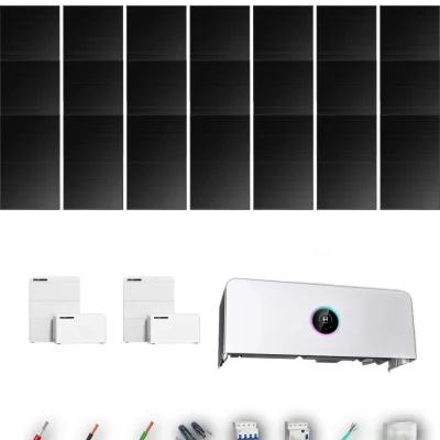[GOODWE-RANGE-20260917] AUTO HANERSUN510FB ETA 8KW LYNXD51 2B 16-21P | Kit Solar Autoconsumo GoodWe 8.16 kWp 16 Paneles Hanersun 510Wp Full Black bifacial ESA ETA 8 kW 2 Baterías GoodWe Lynx D G2 5,1 kWh 10.24 kWh Trifásico 21 Paneles - CuencaSolar