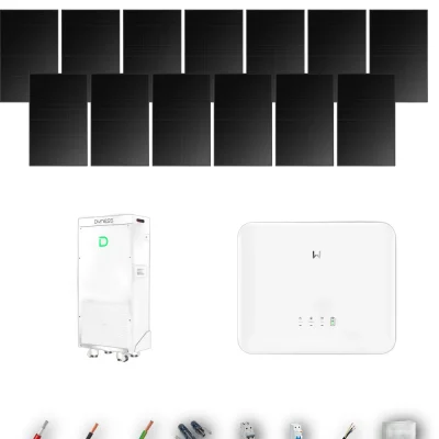 [GOODWE-RANGE-20260917] AUTO HYUNDAI500FB ESG2 5KW POWERBRICK 1B 10-13P | Kit Solar Autoconsumo GoodWe 5.00 kWp 10 Paneles Hyundai 500Wp Full Black ES G2 5 kW 1 Batería Dyness PowerBrick Plus 16.07 kWh Monofásico 13 Paneles - CuencaSolar