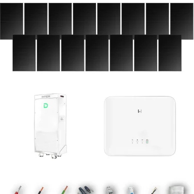 [GOODWE-RANGE-20260917] AUTO HYUNDAI500FB ESG2 6KW POWERBRICK 1B 14-16P | Kit Solar Autoconsumo GoodWe 7.00 kWp 14 Paneles Hyundai 500Wp Full Black ES G2 6 kW 1 Batería Dyness PowerBrick Plus 16.07 kWh Monofásico 15 Paneles - CuencaSolar