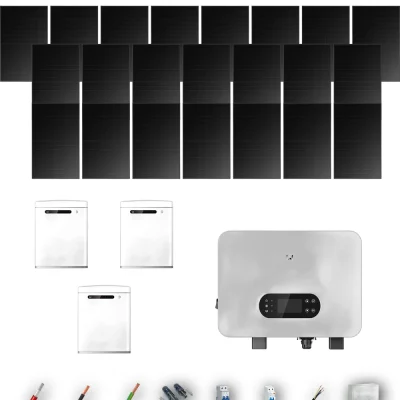 [GOODWE-RANGE-20260917] AUTO HYUNDAI500FB ESUNIQ 10KW LYNXU 3B 22-26P | Kit Solar Autoconsumo GoodWe 11.00 kWp 22 Paneles Hyundai 500Wp Full Black ES Uniq 10 kW 3 Baterías GoodWe Lynx U G3 15 kWh Monofásico 22 Paneles - CuencaSolar