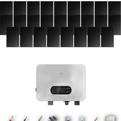 [GOODWE-RANGE-20260917] AUTO HYUNDAI500FB ESUNIQ 10KW NONE 0B 22-26P | Kit Solar Autoconsumo GoodWe 11.00 kWp 22 Paneles Hyundai 500Wp Full Black ES Uniq 10 kW Monofásico 26 Paneles - CuencaSolar