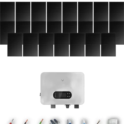[GOODWE-RANGE-20260917] AUTO HYUNDAI500FB ESUNIQ 10KW NONE 0B 22-26P | Kit Solar Autoconsumo GoodWe 11.00 kWp 22 Paneles Hyundai 500Wp Full Black ES Uniq 10 kW Monofásico 23 Paneles - CuencaSolar