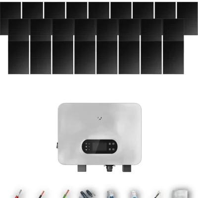 [GOODWE-RANGE-20260917] AUTO HYUNDAI500FB ESUNIQ 10KW NONE 0B 22-26P | Kit Solar Autoconsumo GoodWe 11.00 kWp 22 Paneles Hyundai 500Wp Full Black ES Uniq 10 kW Monofásico 25 Paneles - CuencaSolar