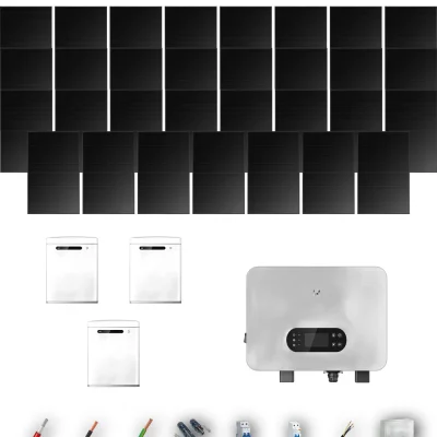 [GOODWE-RANGE-20260917] AUTO HYUNDAI500FB ESUNIQ 12KW LYNXU 3B 28-32P | Kit Solar Autoconsumo GoodWe 14.00 kWp 28 Paneles Hyundai 500Wp Full Black ES Uniq 12 kW 3 Baterías GoodWe Lynx U G3 15 kWh Monofásico 31 Paneles - CuencaSolar